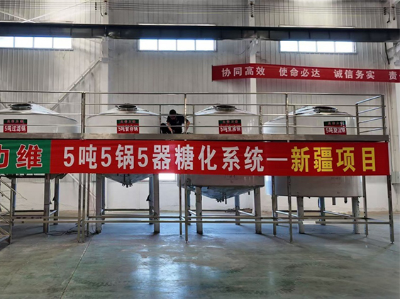 马鞍山精酿啤酒设备厂—5吨精酿啤酒设备—新疆项目
